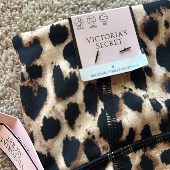 Leopard Victoria’s secret sz 4 leggings NWT - Picture 2 of 5